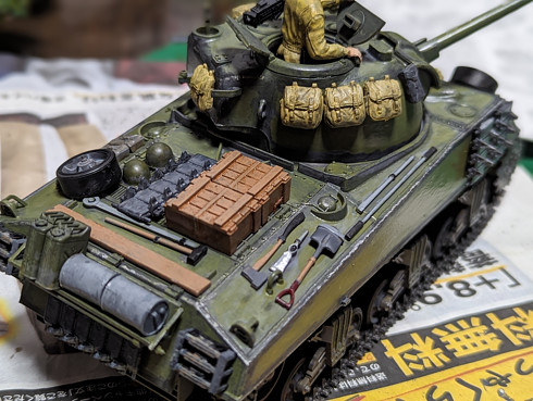 タミヤ T-10 シングルモーターライズ 1/35 アメリカ M4A3シャーマン戦車 （シングルモーターライズ